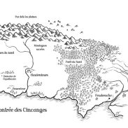 Carte de la Contrée des Cincanges